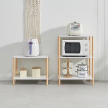 TORNO 다용도 LPM 선반 수납장, 화이트, 2단