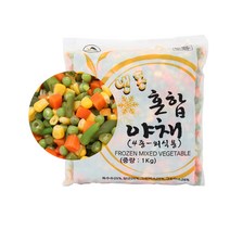 해물총각 혼합 야채믹스 4종 냉동야채, 8개, 1kg(1개)