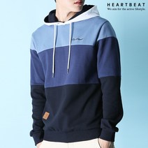 하트비트 엔더른 후드티 베이직핏 배색 긴팔 티셔츠 커플룩 단체복 남자 여자 남여공용 커플티 빅사이즈 단체티