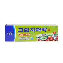크린랩 이중 지퍼백 중 22x25cm 20매, 없음