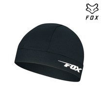 폭스라이더스 스컬캡 P319 블랙 자전거 MTB 이너 모자, FREE