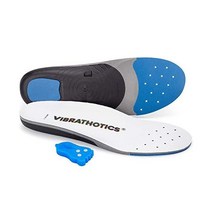 Vibrathotics - V2 - Vibrating Shoe Insoles - Foot Massager - Helps Increase Circulation and Relieve, White_M 12/13 - W 14/15