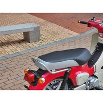 혼다 2022 슈퍼커브110 튜닝 2인확장 커스텀 정품 시트 21년이후 장착가능, 그레이, 혼다정품 2인시트+혼다순정 텐덤바