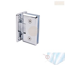 샤워부스 유리문 경첩 T형 밖5도 1개입 경칩 욕실 사워부스 시공 교체