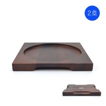 주방 통주물 무쇠팬받침 목판받침대 2호 주방도구 철판받침대 홈카페