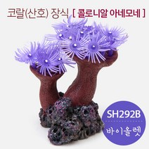 코랄 (산호) 인조장식-콜로니알 아네모네 (SH292B) 바이올렛 인공수초