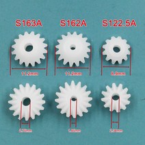 베벨기어 웜기어 감속기 S162A S122.5A 베벨 피니언 11.2mm/ 9mm 직경 16T / 12 Teeth 원추형 기어 10 개/, 01 S163A x10PCS