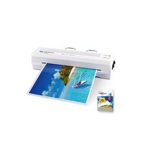 A4 가정용 코팅기 TLH-245 화이트+코팅지 100매 스마일, A4 가정용 코팅기 TLH-245 화이