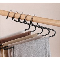 마켓파이브 MK 논슬립 바지걸이, 블랙, 30개