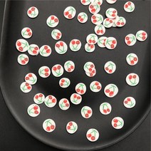 60g 과일 항목 Polymerclay 어린이 점토 뿌리 Diy/케이크 Diy 만들기/네일 아트/스크랩북 장식/공예 필러, [02] avocado