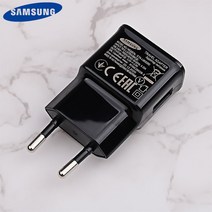 저스트인 5V2A 삼성 호환 충전기 EU 플매트 카펫 러그 어댑터 마이크로 USB 케이블 갤럭시 S6 S7 가장자리 J1 J3 J5 J7 A3 A5 A7 A8 참고 5 4, [04] Only Black EU Plug