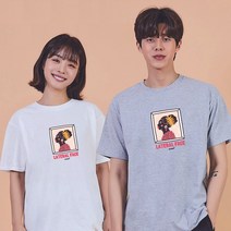 키밍 자화상 여인 옆모습 액자 여름코디 데일리반팔