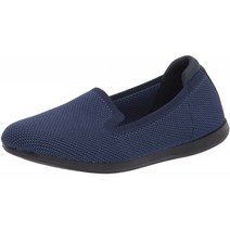 Clarks women Carly Dream Loafer Navy/Blue Nit 8 US Lopers & Slip-Ons