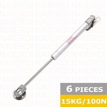 싱크대경첩 경칩 가스쇼바 2/4/6/8PCS NAIERDI 6-15KG 가구 가스 봄 부엌 찬장 내각 유압 문 스트럿 뚜껑 지원 상자, 23 6PCS-15KG-Gray