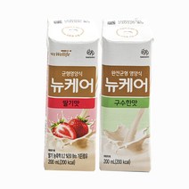 뉴케어 구수한맛+딸기맛 2가지 맛 혼합 200ml 30팩, 200ml 15팩x2 총 30팩