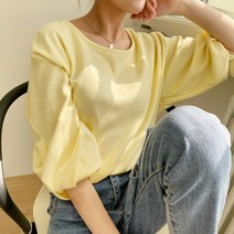 [바보사랑] 겟잇미 테카 여성 꼬임 라운드넥 기본 블라우스 [겟잇미]
