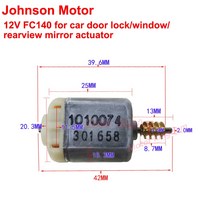 엑츄에이터 액추에이터 직교로봇 모터 JOHNSON 1010074 FC140 미니 모터 엔진 DC 12V 마이크로 구리 웜 기, 한개옵션0