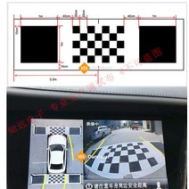 [온유마켓]_자동차 카메라 보정 천 360 도 서라운드 버드뷰 파노라마 DVR 시스템 디버깅 패브릭 4pc 2 피, 02 4.4x1.2M 2pcs