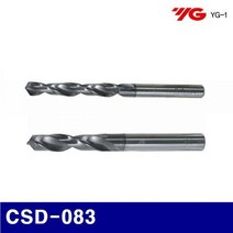 HFG666795에이치넷와이지원 206-0996 초경코팅드릴 CSD-083 D8.3X8.3X50X85 (H4401083) (1EA), 1