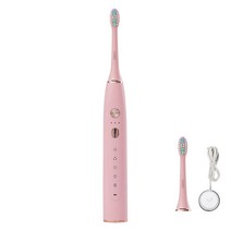 식스비 듀얼케어 음파 전동 칫솔 치솔모 거치대, SB-Dualcare(인디핑크)