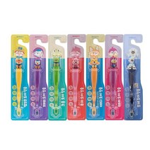 케이엠제약 뽀로로 칫솔 2p + 루피 칫솔 2p, 혼합 색상, 1세트