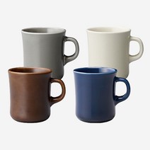 킨토 슬로우커피 머그 400ml, 브라운, 1개