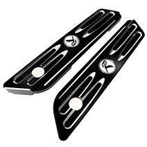 할리 투어링 스트리트 로드 킹 2014-2017 모델에 적합한 얕은 컷 드라이브 대비 새들백 래치 커버, 한개옵션0