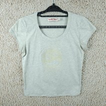 [여4(85)](빈티지프렌)씨바이끌로에 그레이 라운드 반팔티