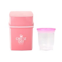 로이첸 치즈메이커 + 소분용기, 1세트, 핑크