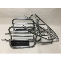 혼다 CG125 커스텀 튜닝 리어 캐리어 브라켓 선반 텐덤 발판 짐대 사이드캐리어, C.세트개