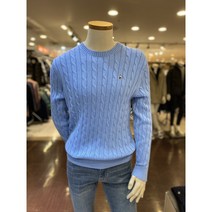 올젠 올리버 자수 포인트 케이블 스웨터 ZOD1ER1303 23S/S