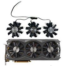 ZOTAC GTX 980Ti GPU 팬 익스 ZT-90505-10P 그래픽 카드 냉각 fa 87mm GA92S2U 980 Ti 6GB 팬, 03 1Set