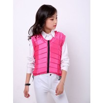 승마조끼 초보자 입문용 개인용 조끼 베스트, 기타 사이즈개, 핑크씨엘(아동 1.4m 내외)