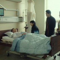 꿀잠 병원이불 솔리드앤체크_블루그린