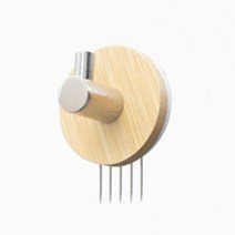 우드 꼭꼬핀 원목 벽지 걸이 핀 벽 옷걸이 벽걸이 후크, 우드꼭꼬핀 /, 원목 고리타입, 1개