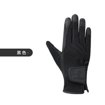 승마장갑 라이딩 사계절 승마용 미끄럼방지 경주 시합용 마장마술 말타기 크로스컨트리 장애물비월, 프리사이즈, 블랙 L사이즈