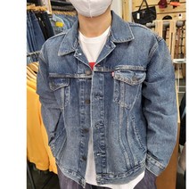 리바이스 남여 공용 트래커 청자켓 72334