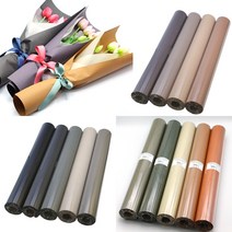 양면 칼라크라프트지롤 80g x 20M(18color) - 도톰한 종이포장지 컬러크래프트지꽃포장 꽃포장지도매 두꺼운포장지, 3연핑크