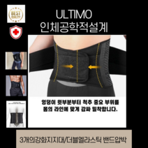 물리치료사가 추천하는 허리근육을 단단게 보호해주는 아이언 허리보호대 허리복대, 1개(단품)