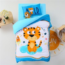 유아 낮잠 아기 알러지 이불 3종 세트 순면 이 이불세트 침구 6종 사계절, 07 꾸러기호피