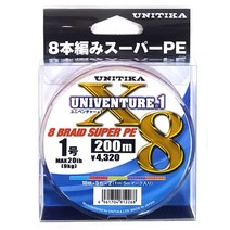 [UNITIKA] 유니벤츄어 슈퍼 X8 PE (200m), 1.5