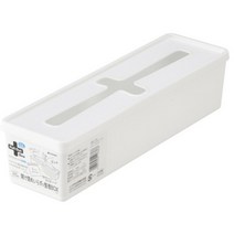 비닐봉지 정리함 서랍정리 박스 화이트, 특대