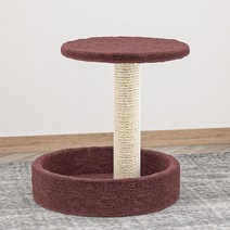 유니버셜 사계절 미니캣폴 고양이캣타워, 20.브라운 스크래치 칼럼