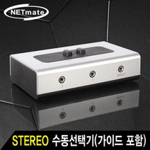 (강원전자) NETmate NM-RS21 VGARGB 2:1 수동선택기벽걸이형 /컨트롤러