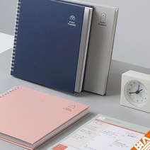 6개월 몬스터 스터디 플래너 심플 아이콘, 핑크