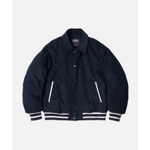 FRIZMWORKS CORDUROY VARSITY 자켓 재킷 002 _ 네이비