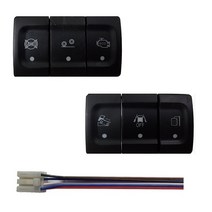 대성부품/더쎈 스위치/개조용/대우트럭/버튼/다시방/화물차/대형트럭/3톤/4톤/커넥터/배선짹/화물차/대형트럭/타타대우/안개등스위치/PTO/열선/각종, 더쎈 스위치(A타입)+배선짹