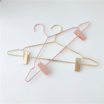 골드 로즈골드 메탈 집게옷걸이 바지걸이, 1개입