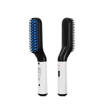 저온 매직기 수분 전문가용 미용실 매직기 판고데기전문 헤어 빗 브러시 수염 스트레이트너 다기능 컬러, 01 White without box_03 UK, [01] White without box