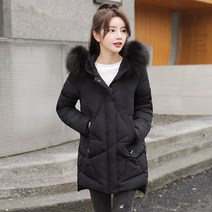 HK 에이프 웰론 하이넥 여성 숏패딩